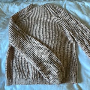 H&M Metallic Threaded Turtleneck Sweater